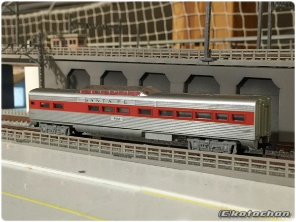 KATO 106-055「California Zephyr 11両セット」他入線: Nゲージの