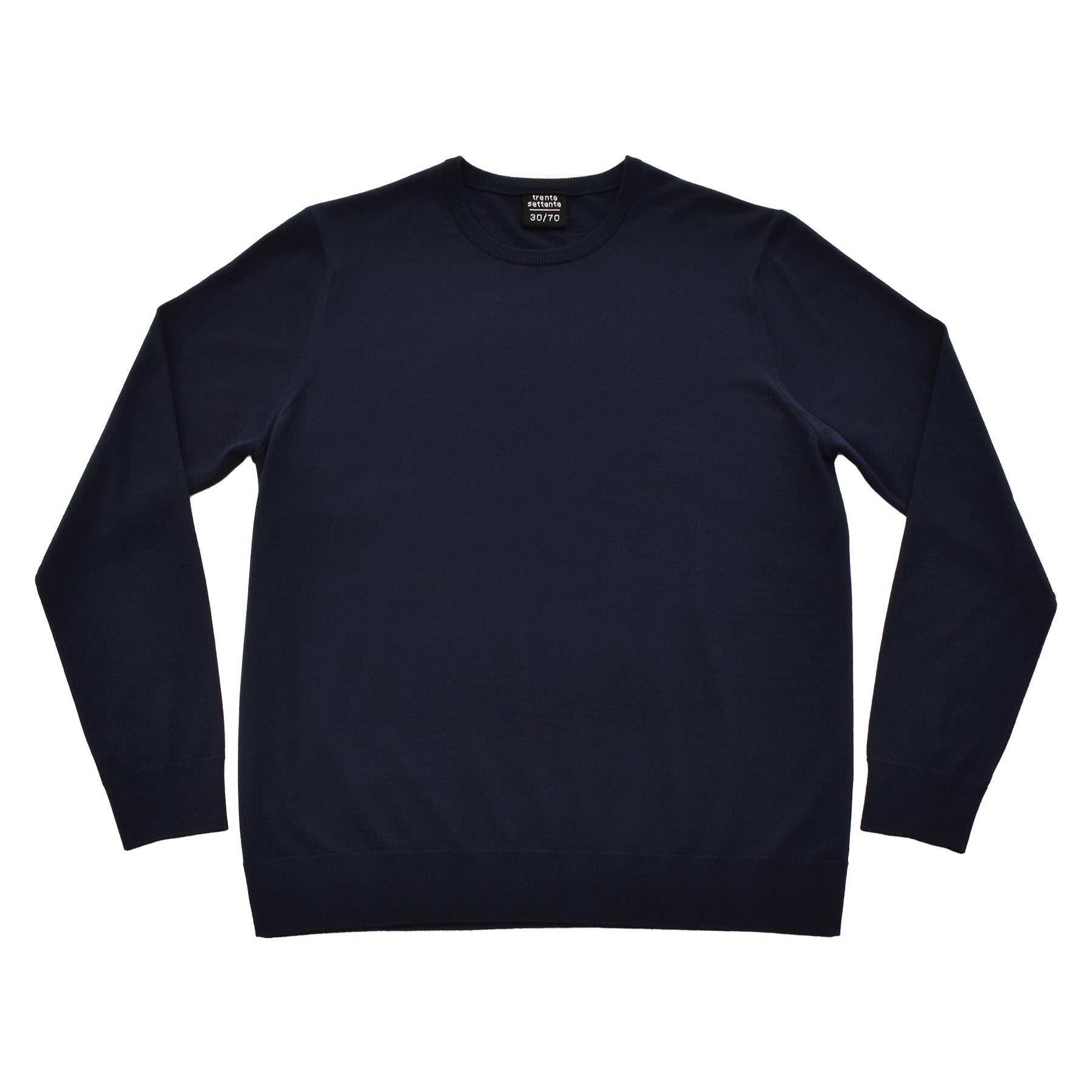 30/70 trenta settanta | f-quattro：クルーネックプルオーバー