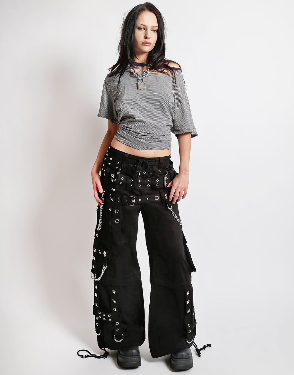 TRIPP NYC - TRIPLE BELTED CHAIN PANT