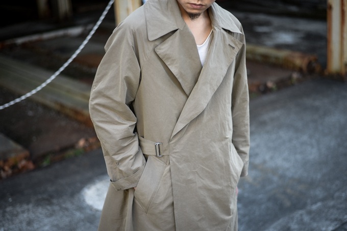 COMOLI -Cotton Nylon Tielocken Coat- | twelve blog