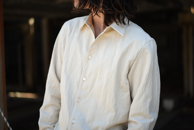 山内 -有松塩縮加工リネンシャツ- | twelve blog