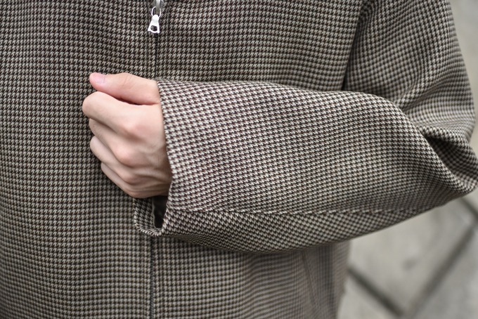 AURALEE -Double Face Check Zip Blouson- | twelve blog