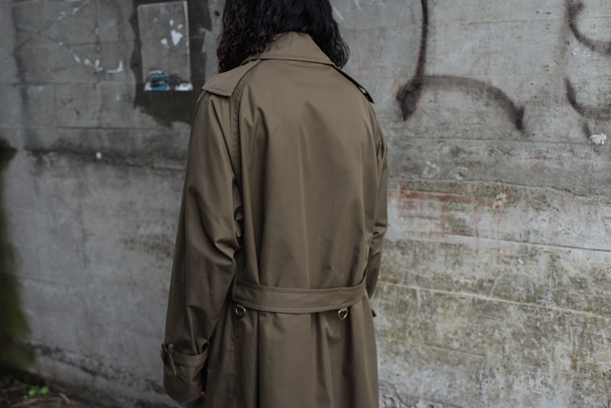 AURALEE -Finx Chambray Big Trench Coat- | twelve blog