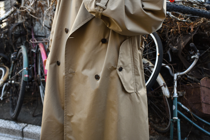 AURALEE -Finx Polyester Big Trench Coat- | twelve blog