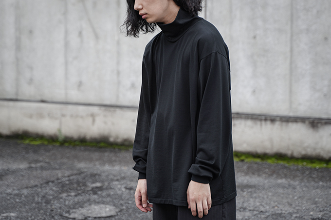 AURALEE -Luster Plaiting Hi Neck L/S Tee- | twelve blog