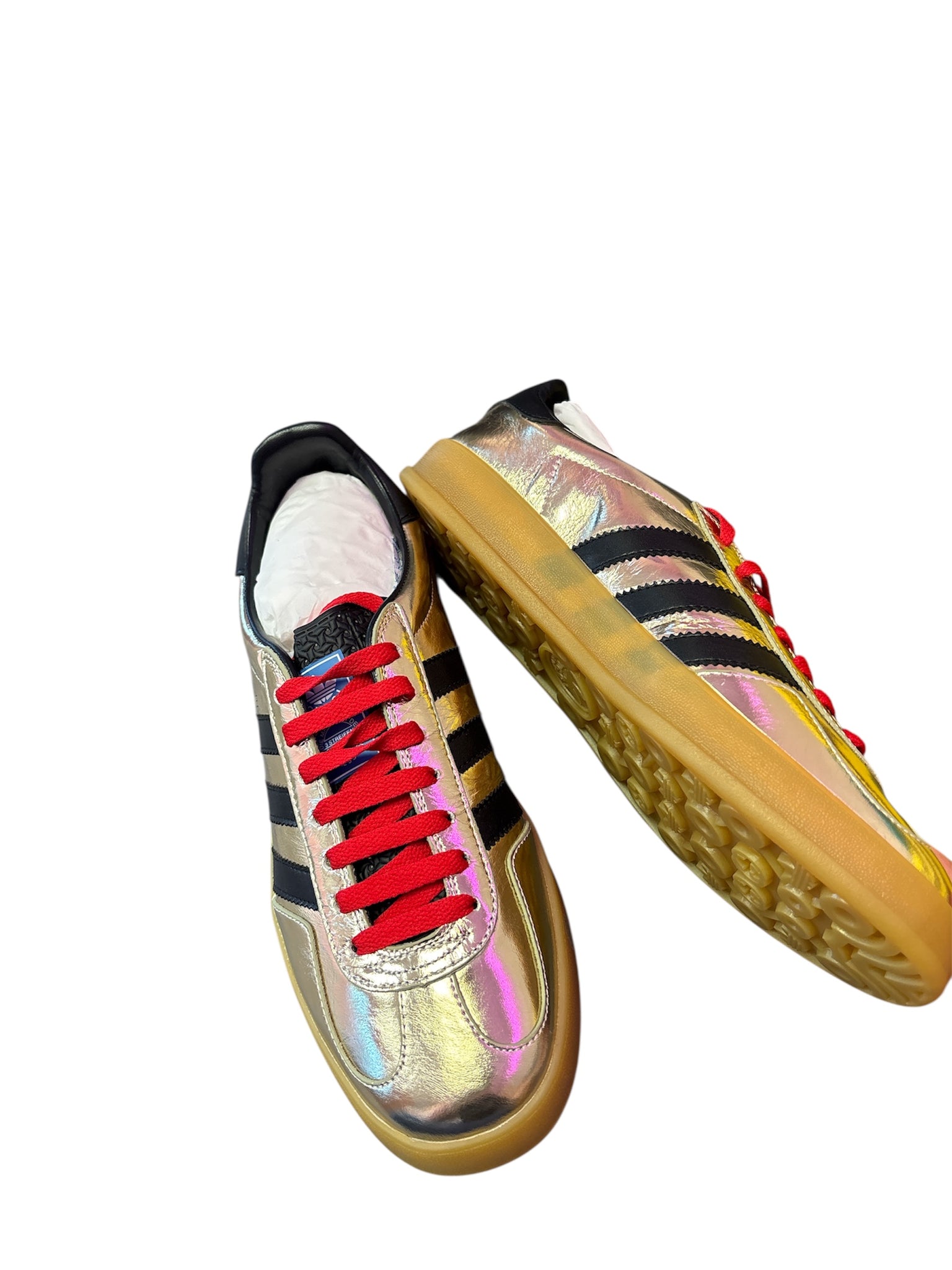 Adidas x Gucci Gazelle Metallic Gold – thankunext.us