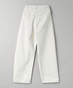 ダメージ ラップワイド デニムパンツ
