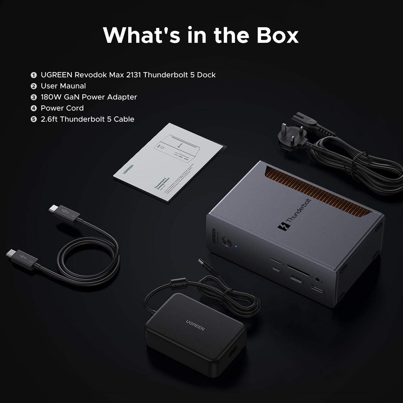 UGREEN Revodok Max Thunderbolt 5 13-in-1 Docking Station | UGREEN UK