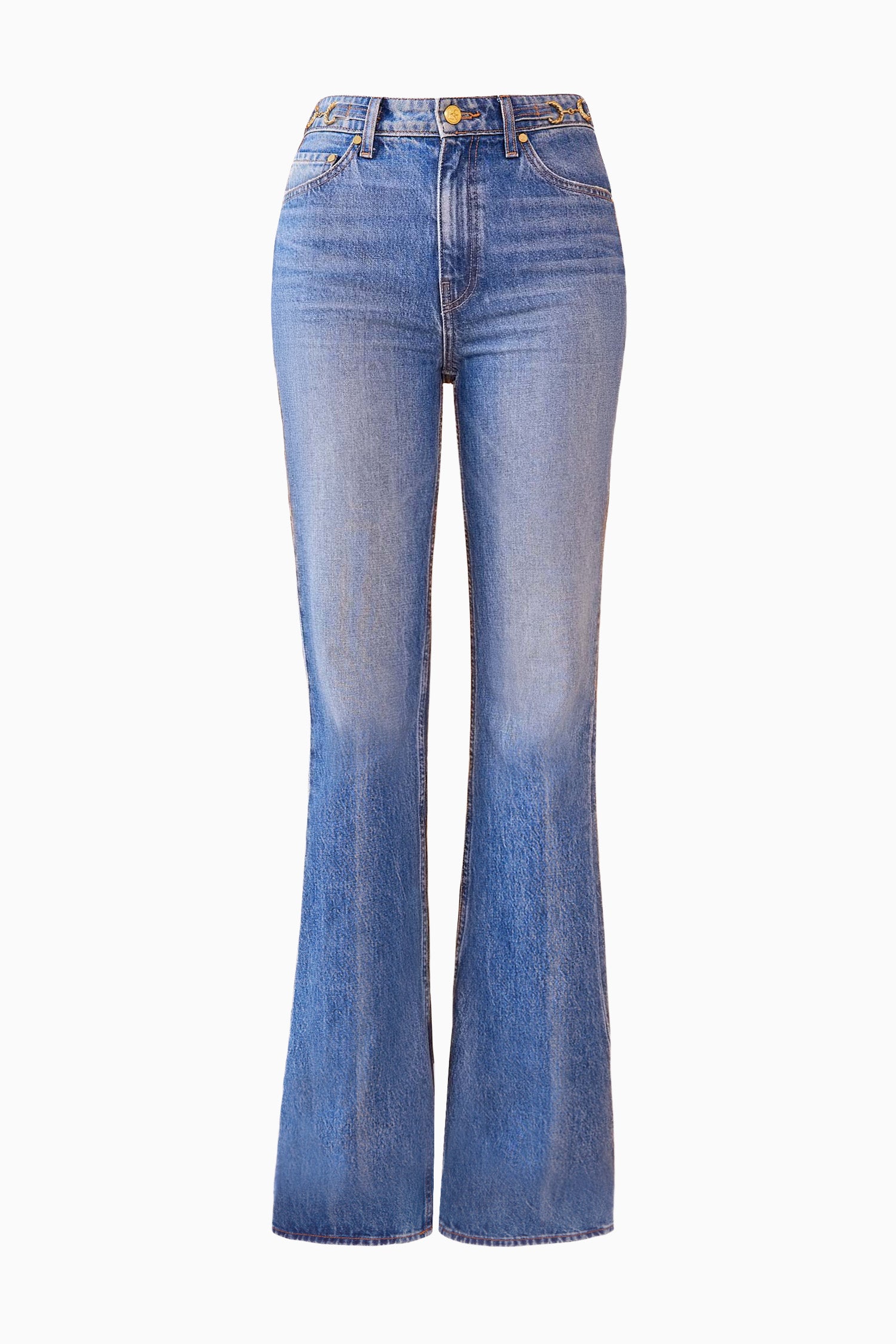 The Colette Jean - Danube High Rise Kick Flare Jean - Ulla Johnson