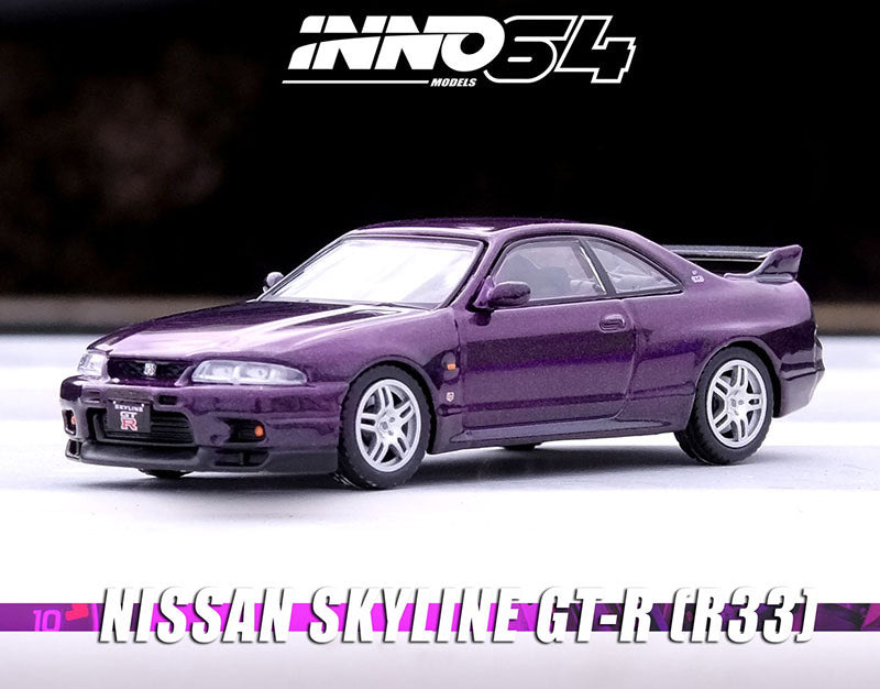 INNO64 1/64 NISSAN SKYLINE GT-R R33 MIDNIGHT PURPLE – Unhinged Diecast