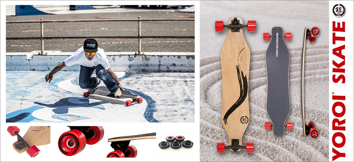 スノボ・オフトレのためのロングスケートボードがYOROIブランドから初
