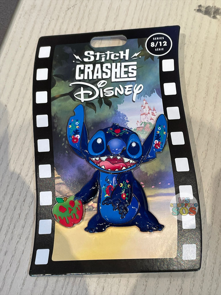 レア！Stitch CrashesDisney☆ピンバッジ全12種&ホルダー1冊 レア