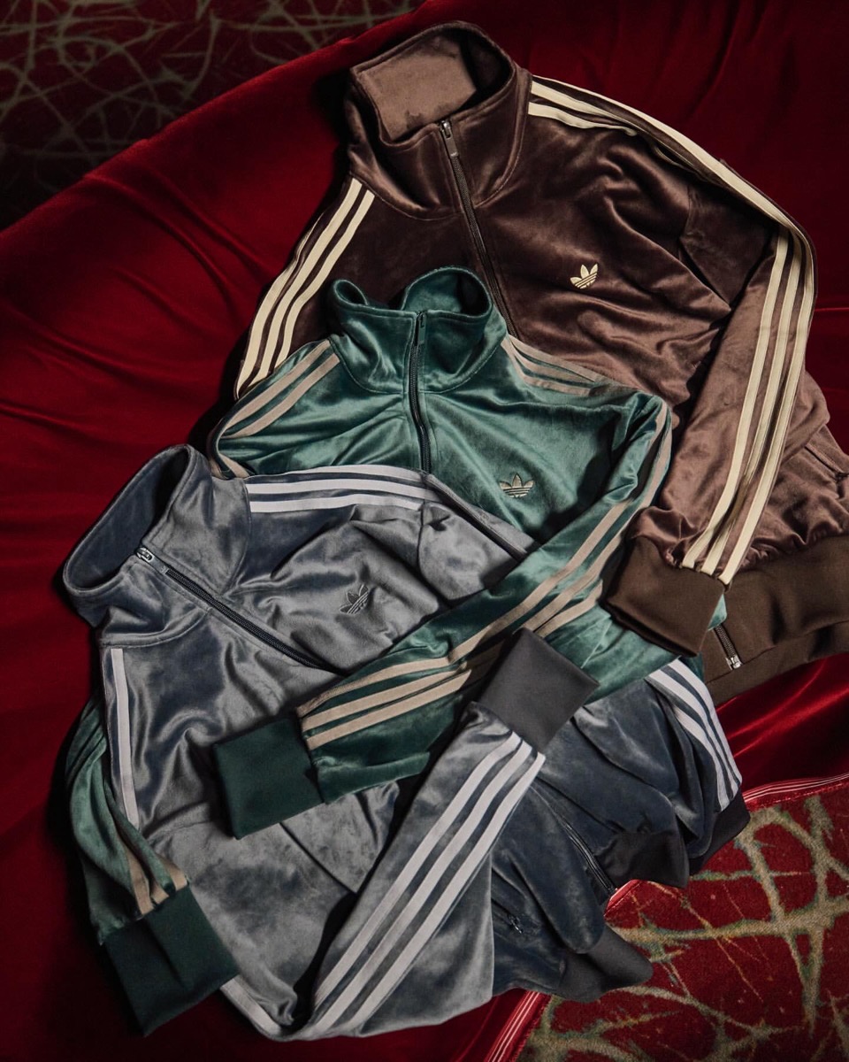 adidas 25AW FIREBIRD VELOUR TRACK TOP / PANT が国内9月12日より発売
