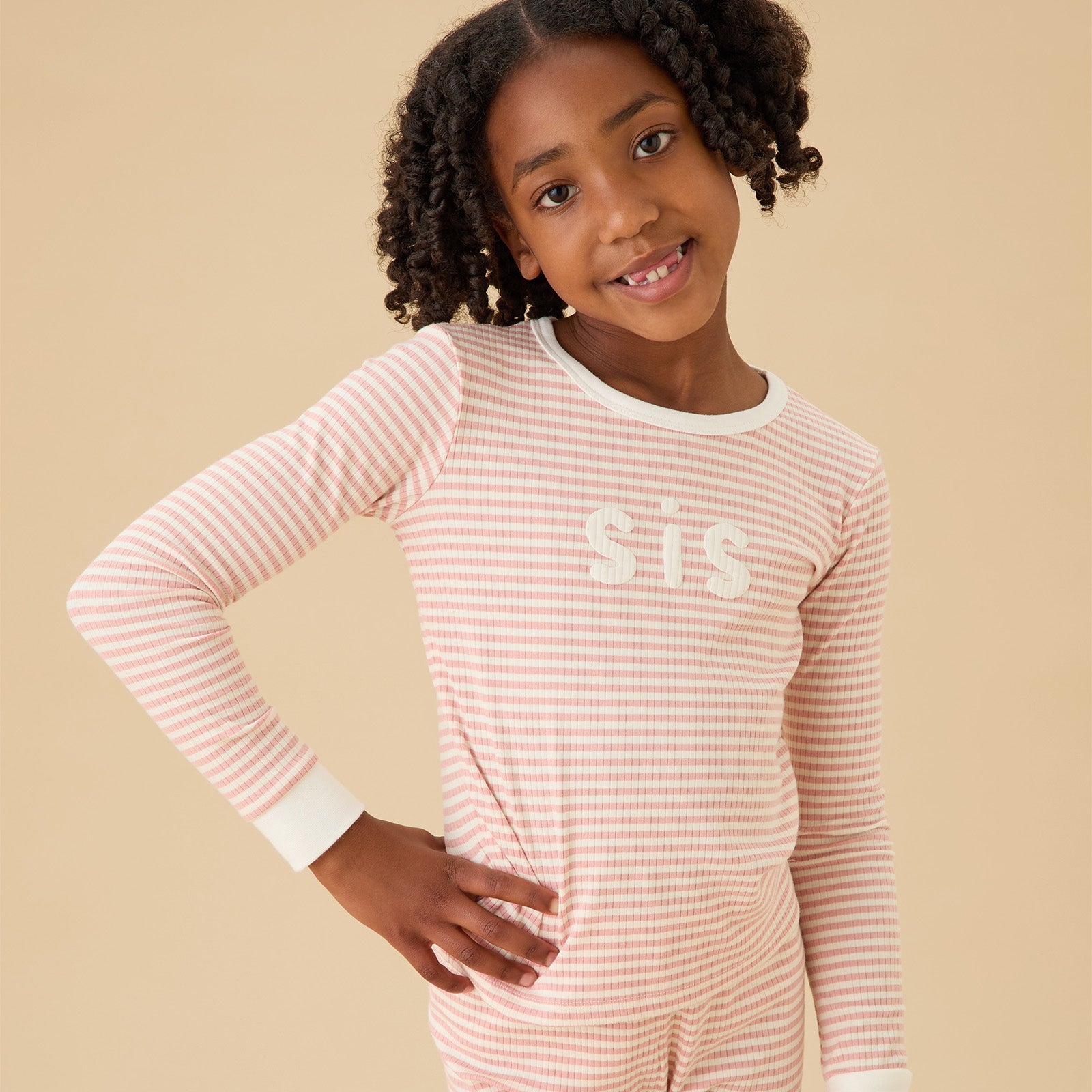 Pink Stripe Ribbed Clever Zip Baby Pajamas | Organic Babygrows