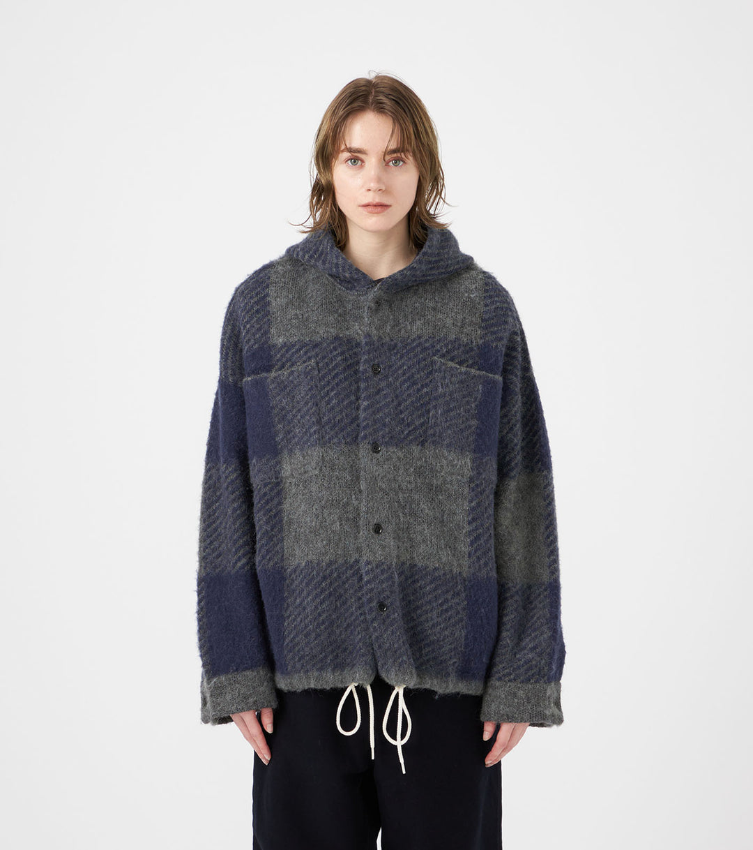 Mohair Hooded Shirt Jacket – nanamica NEW YORK