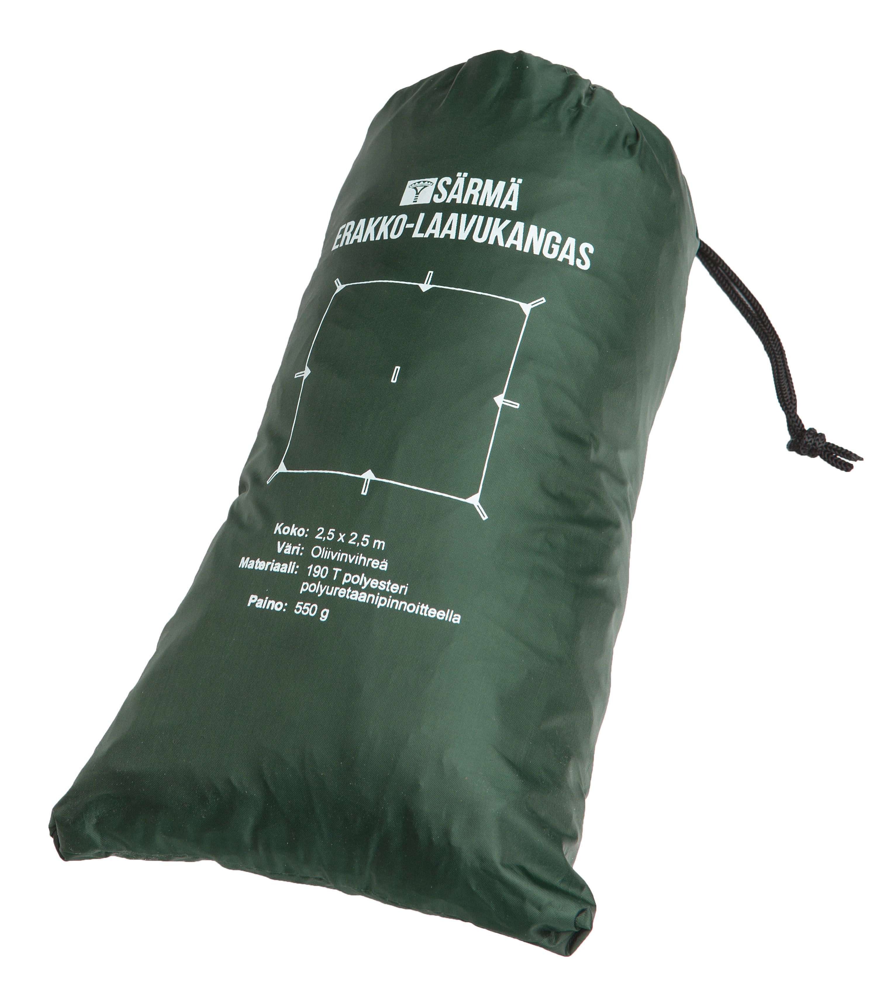 Varusteleka Erakko Tarp, 2.5 x 2.5 m