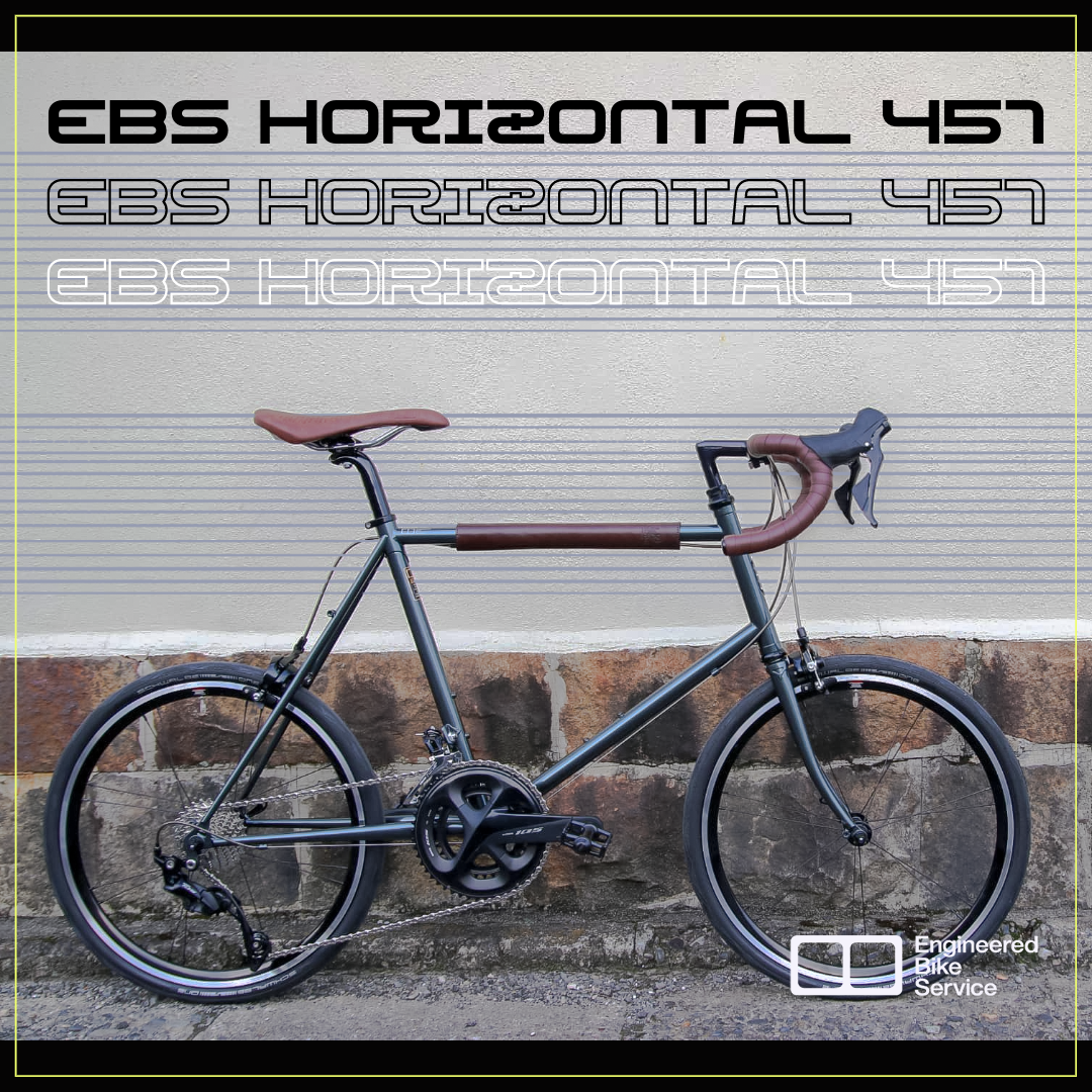 京都フレームビルダーが作る本格ミニベロロード、EBS Horizontal 451