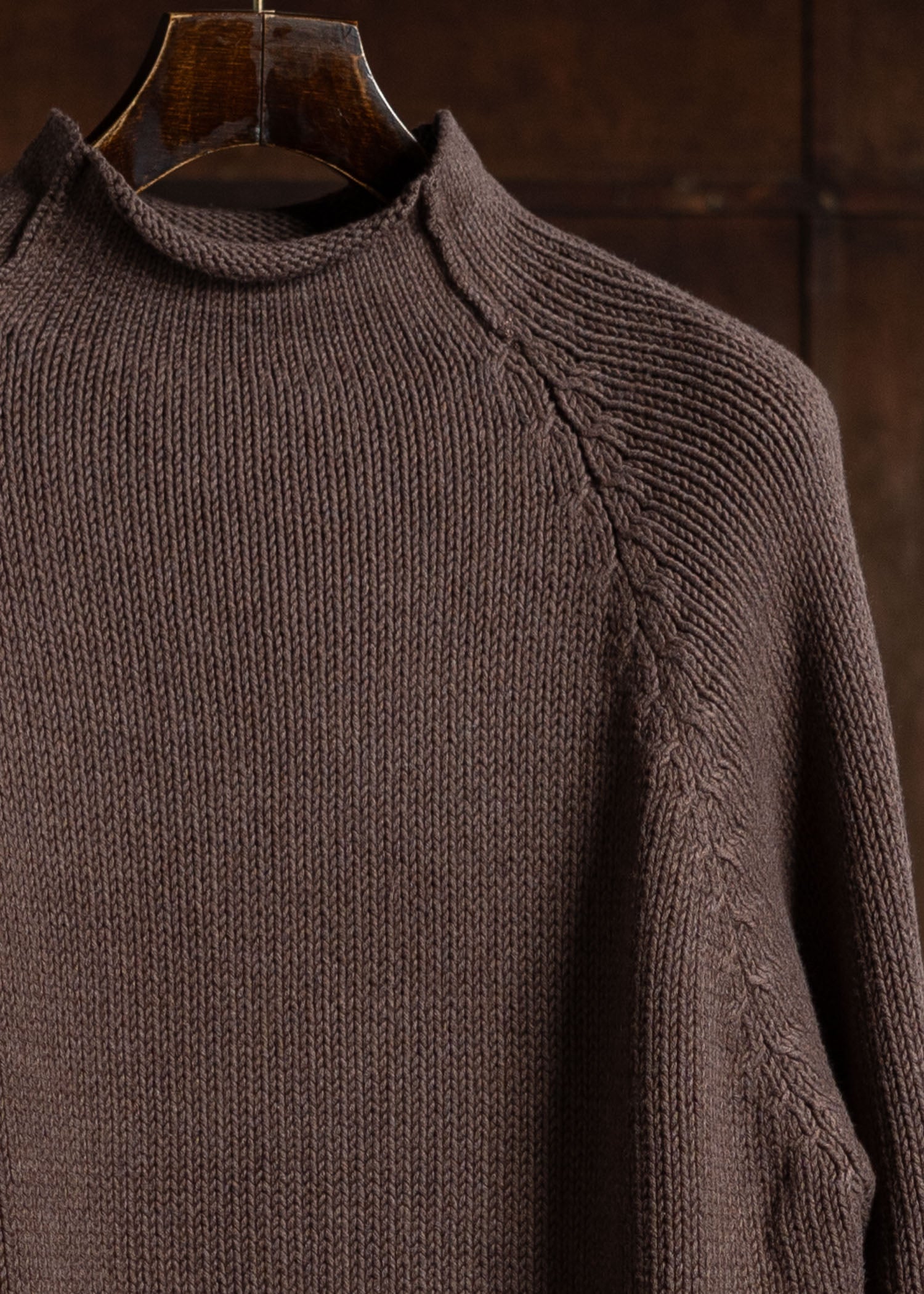 XENIA TELUNTS Fisherman Sweater Brown – VISION OF FASHION