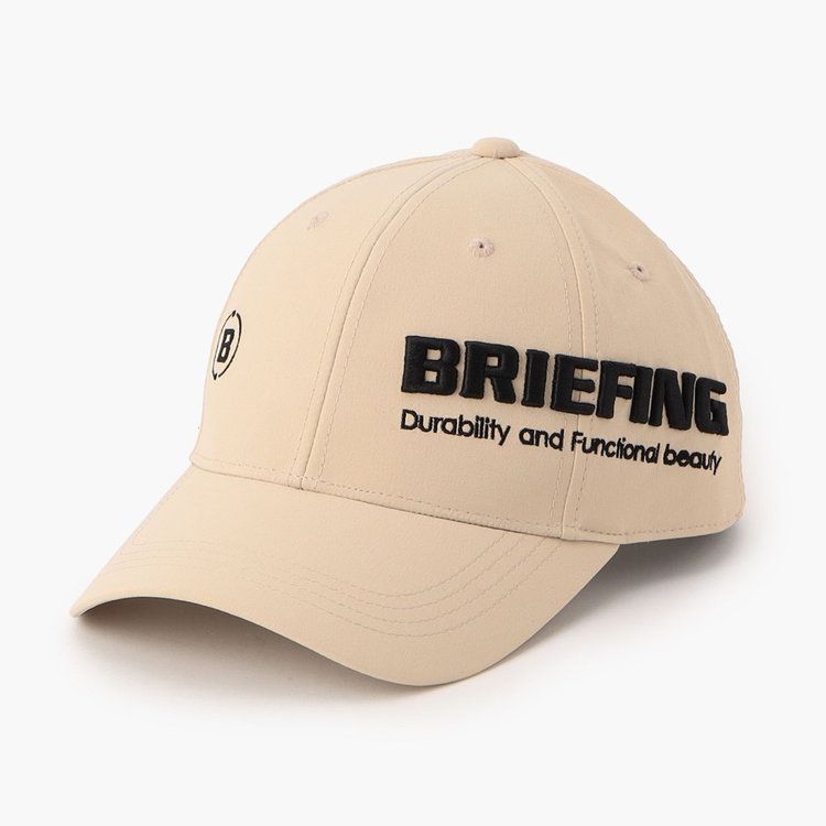 BRIEFING GOLF - ROUND LOGO CAP | キャップ | ベージュ | ユニ