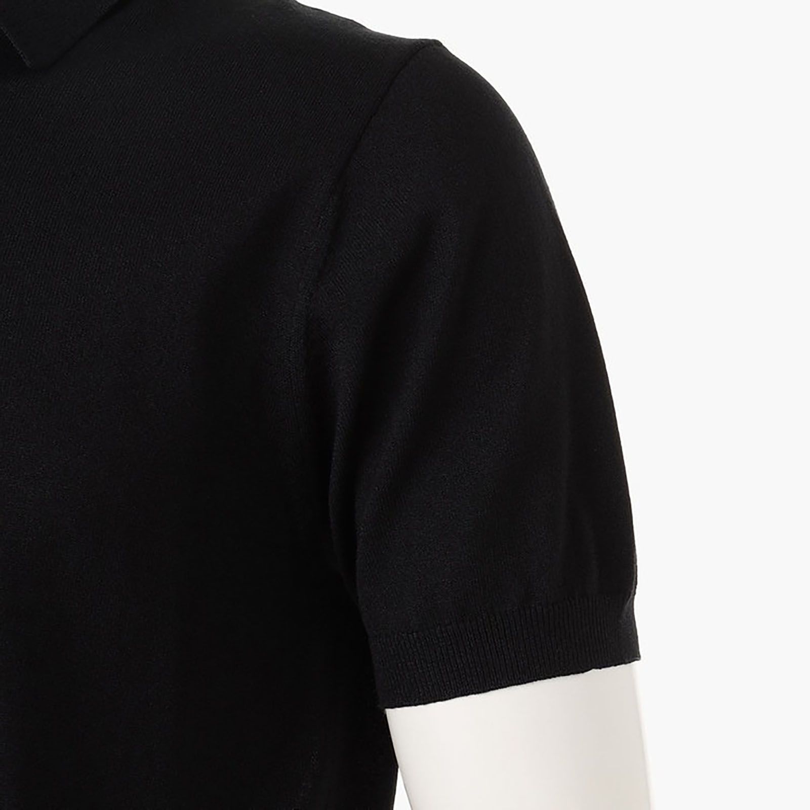 BRIEFING GOLF - MENS WASHABLE HS KNIT POLO | ポロシャツ | ブラック