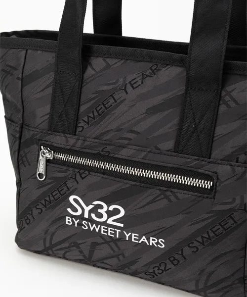 SY32 by SWEET YEARS - JACQUARD CART BAG | カートバッグ | ブラック