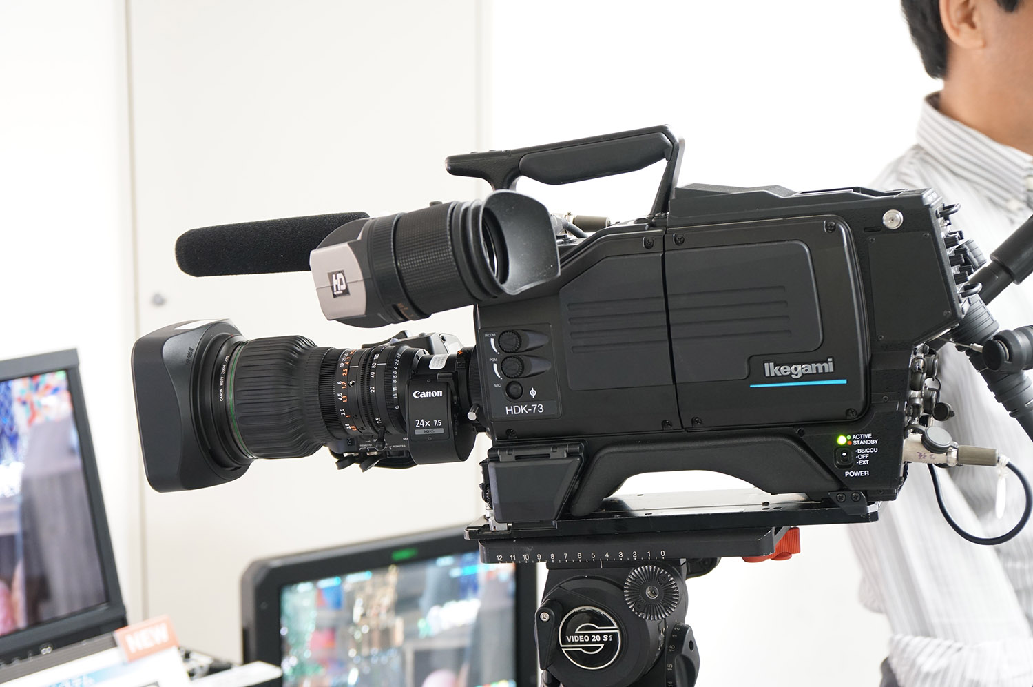 池上通信機の放送映像機器内覧会〜8Kのポータブルシステムカメラを技術