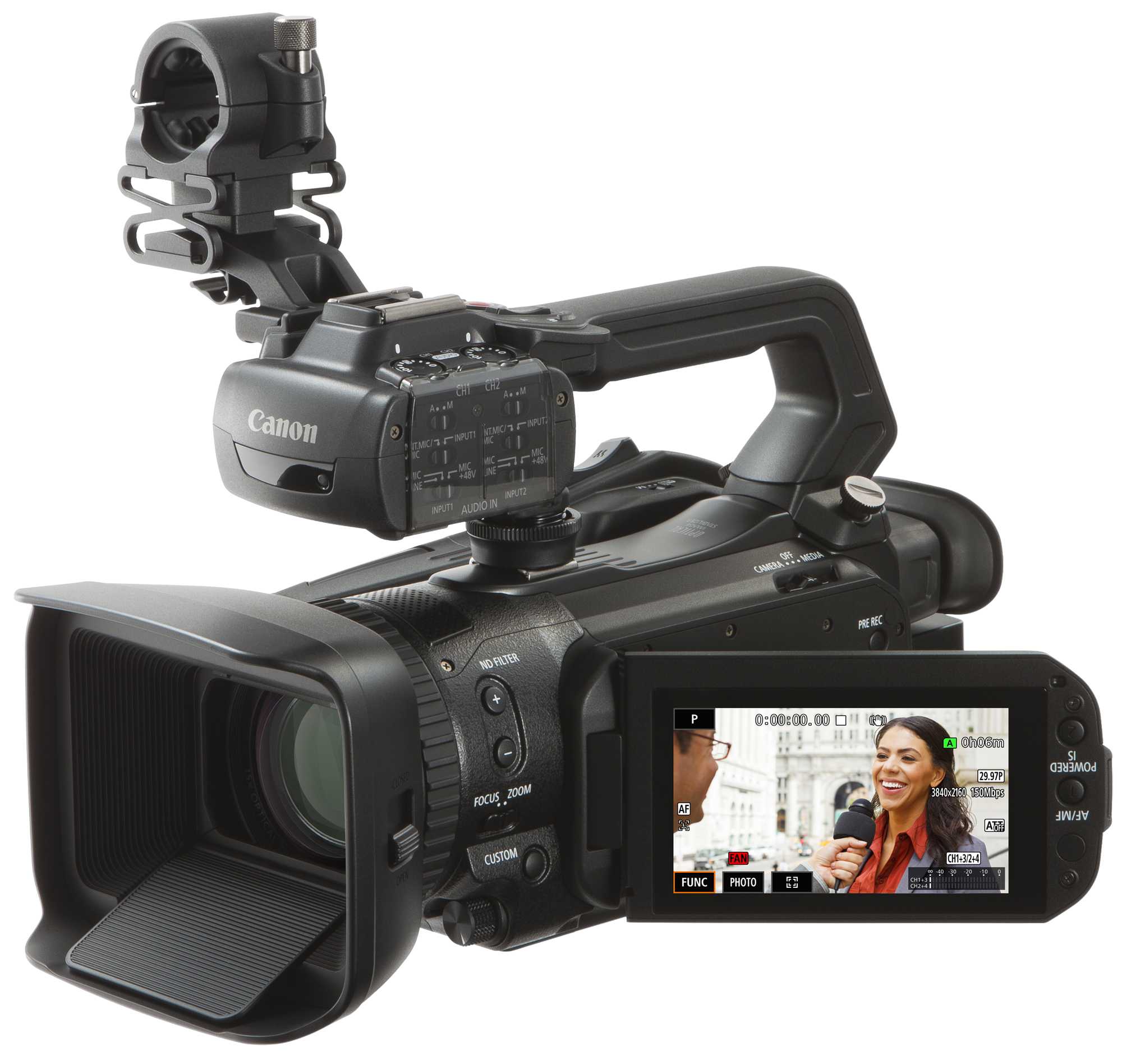 キヤノンが小型ハンドヘルドと家庭用それぞれに4K/60p対応機をリリース