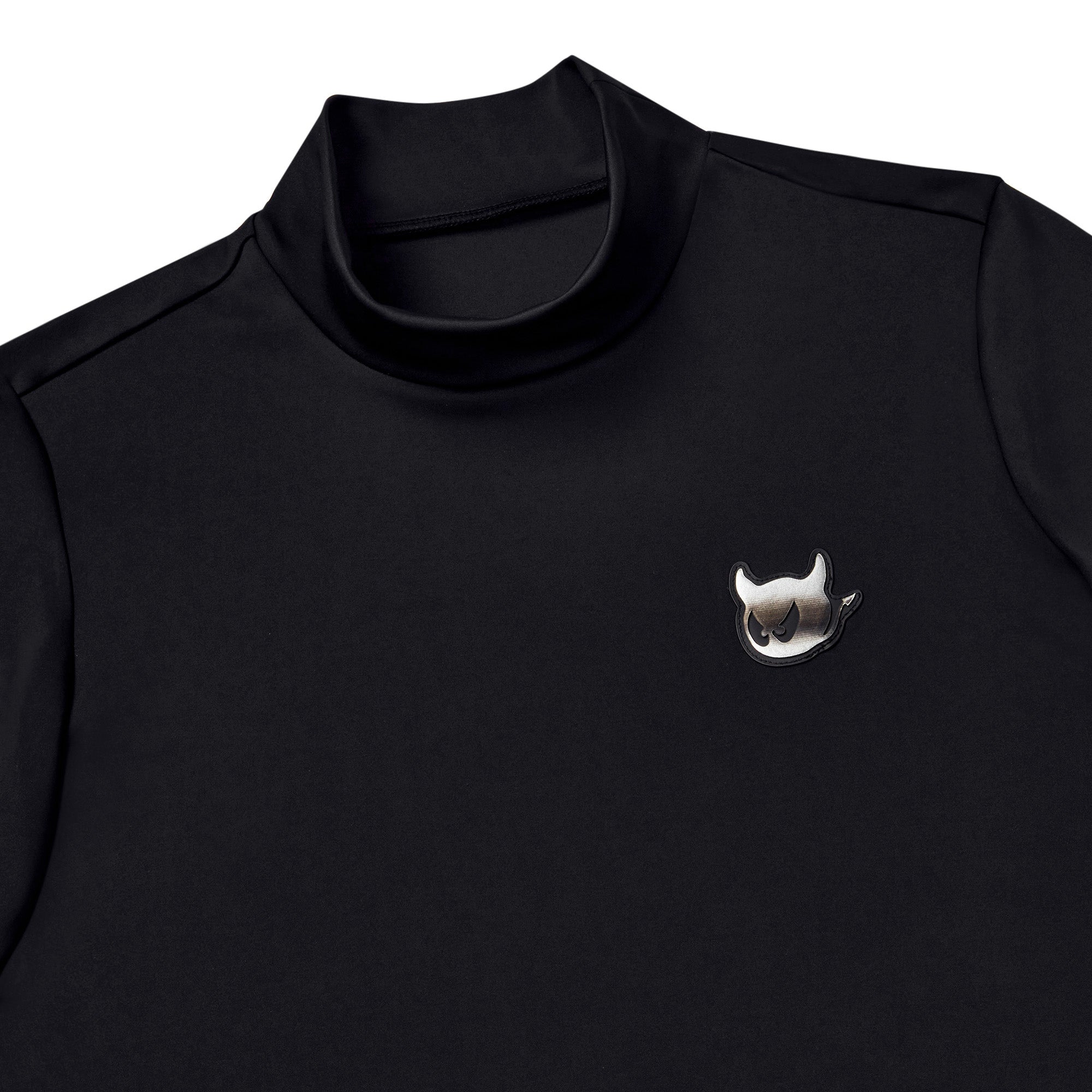 WOMEN ESSENTIAL モックネック ブラウン