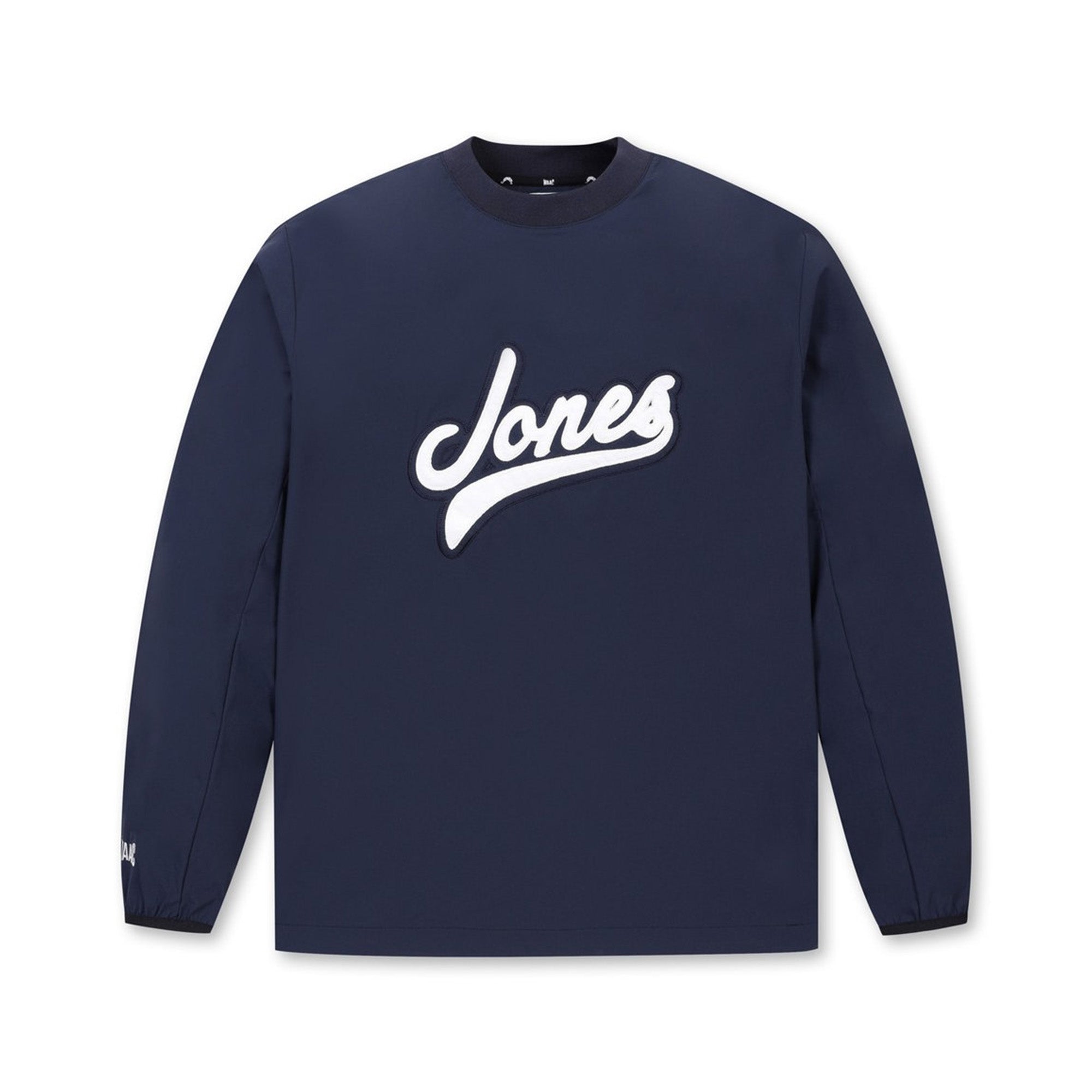 WAAC X JONES】MEN カーブロゴプルオーバー ネイビー