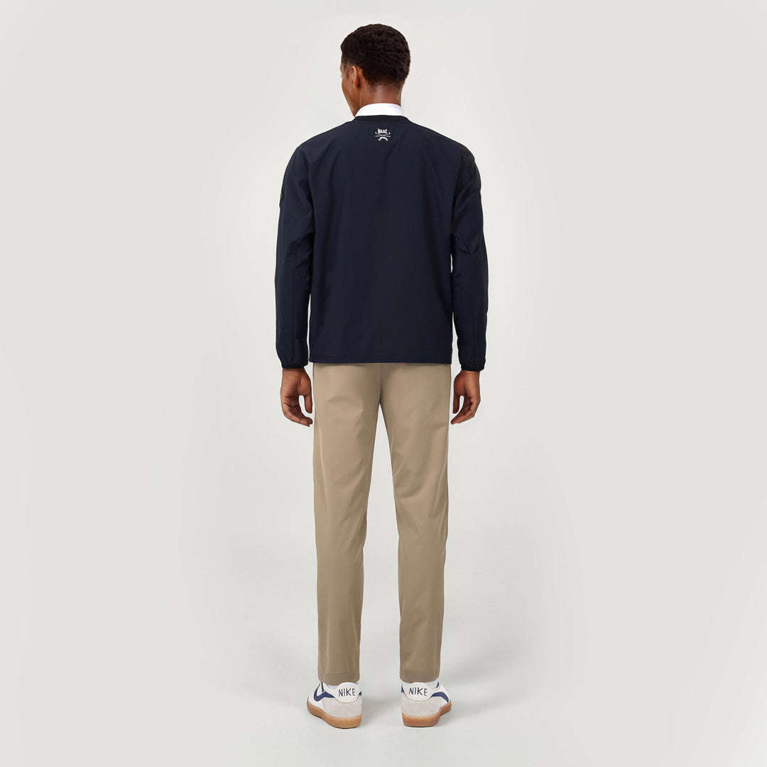 WAAC X JONES】MEN カーブロゴプルオーバー ネイビー