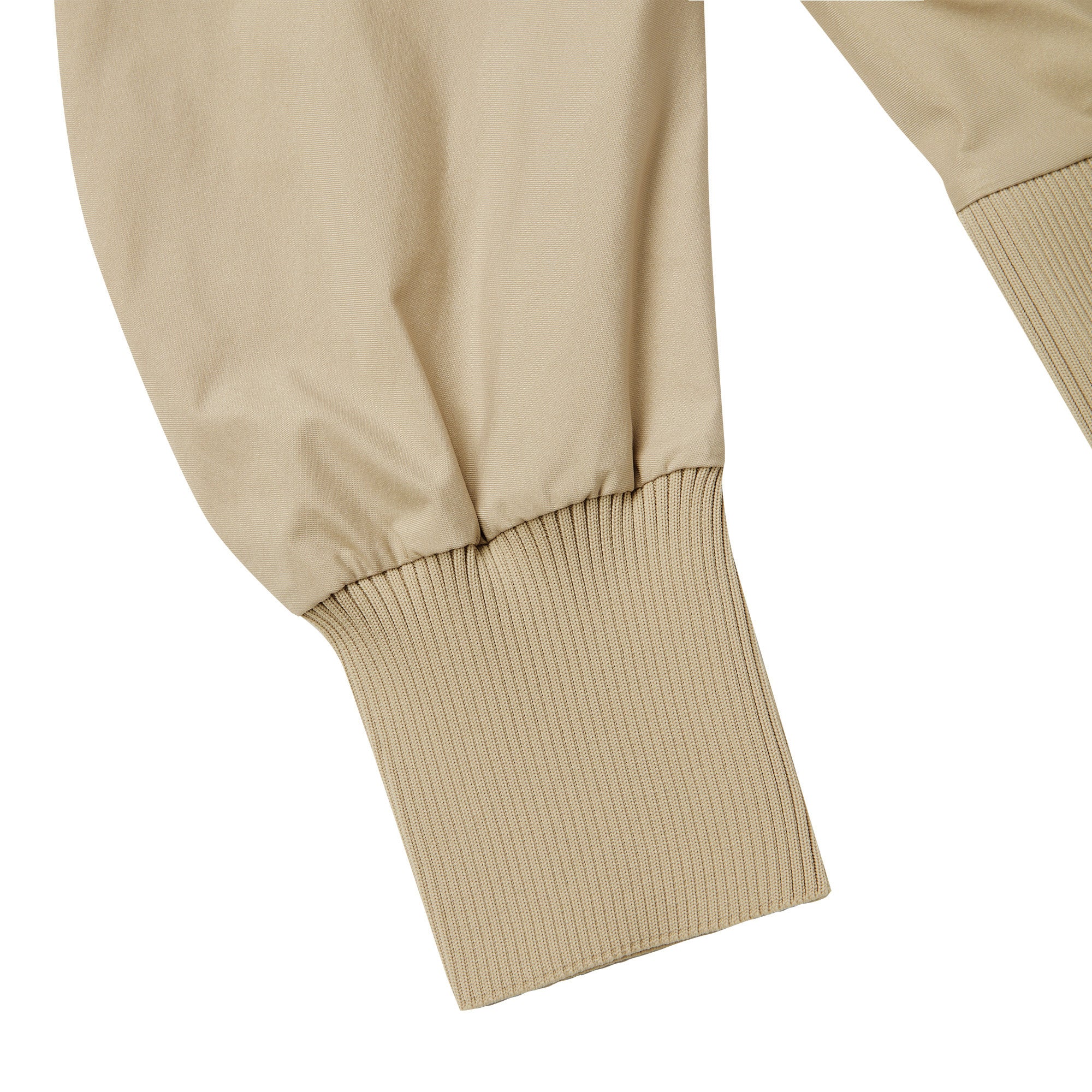 WOMEN トリコットタフタハーフジップ ブラック