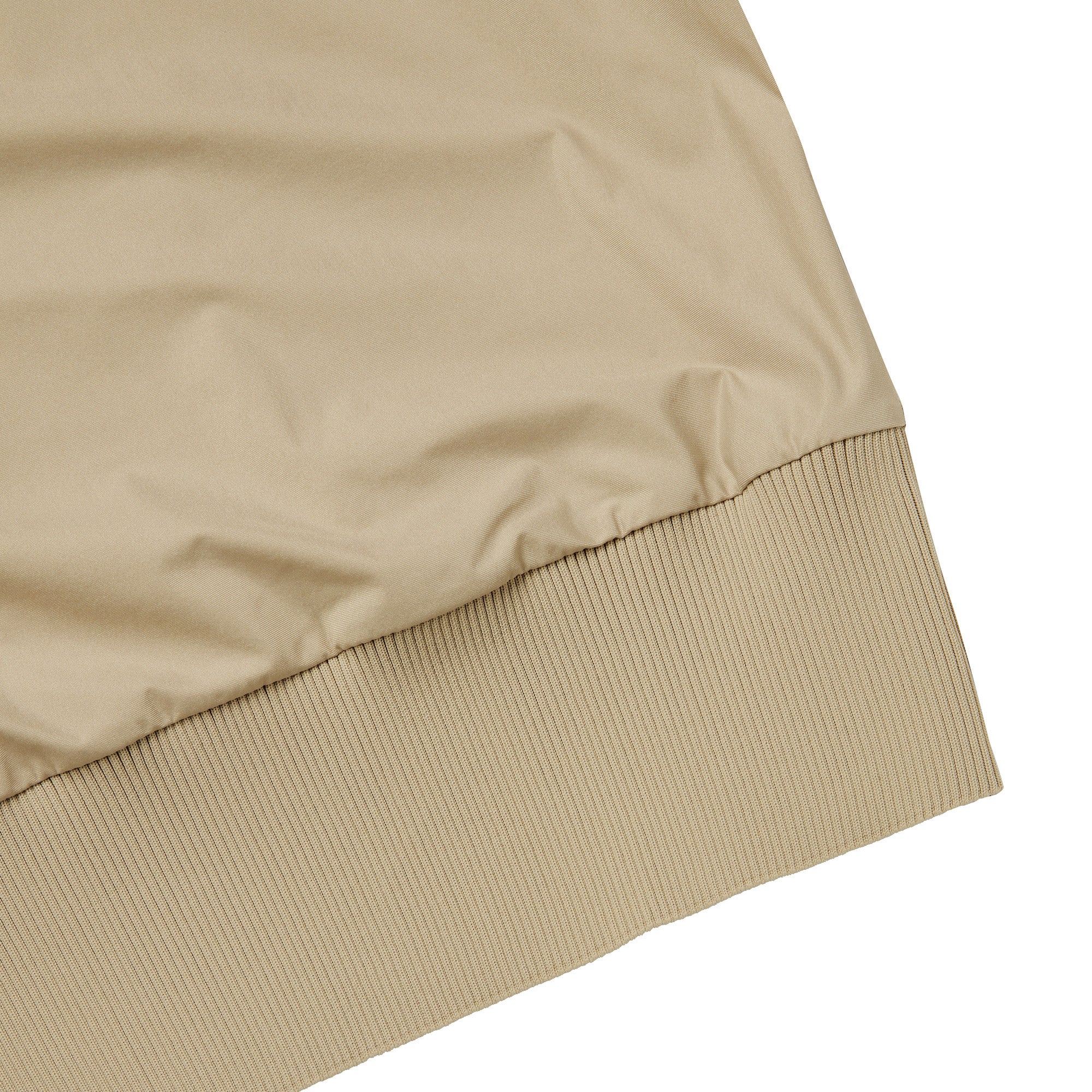 WOMEN トリコットタフタハーフジップ ブラック