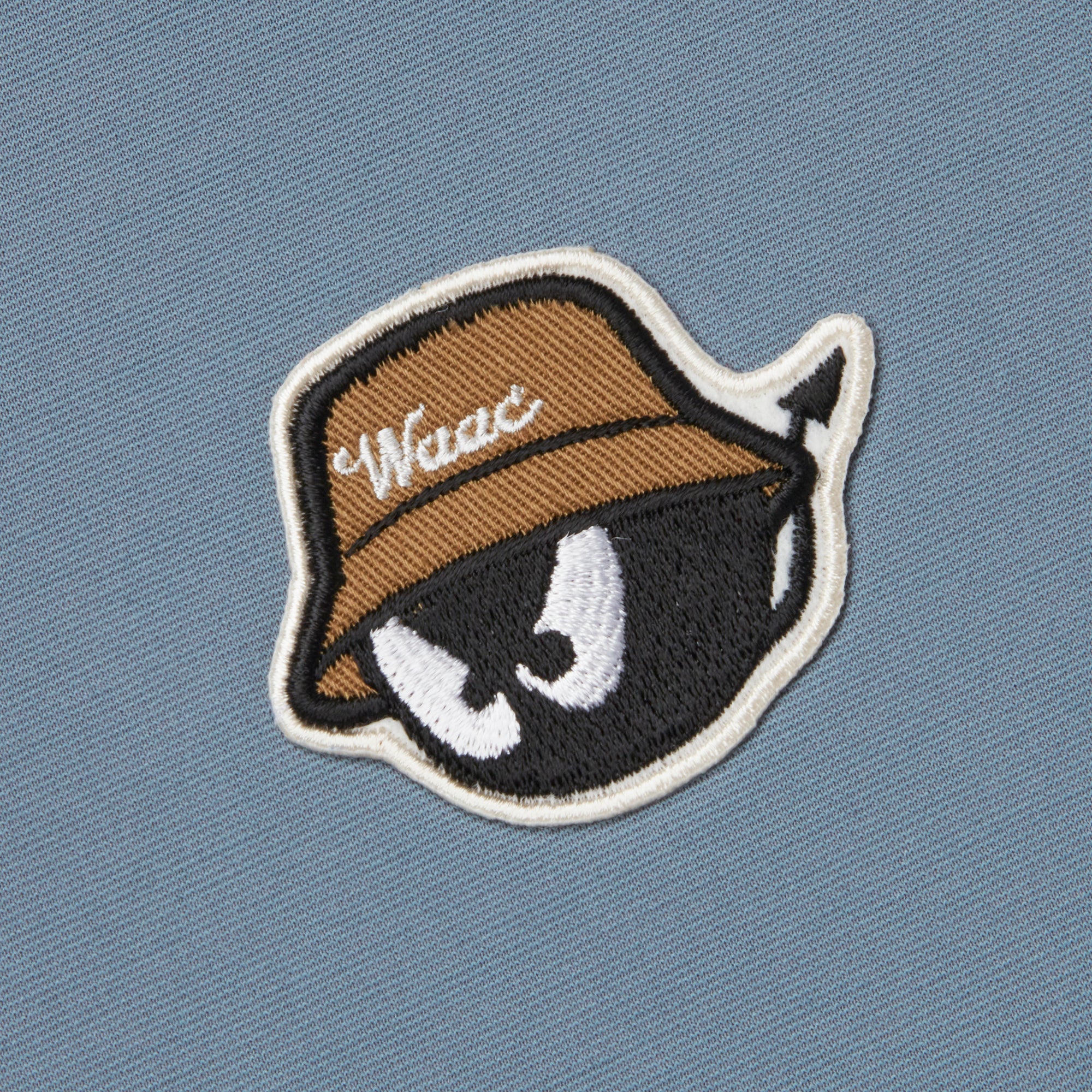 MEN ダブルロゴポンチモックネック ブラック