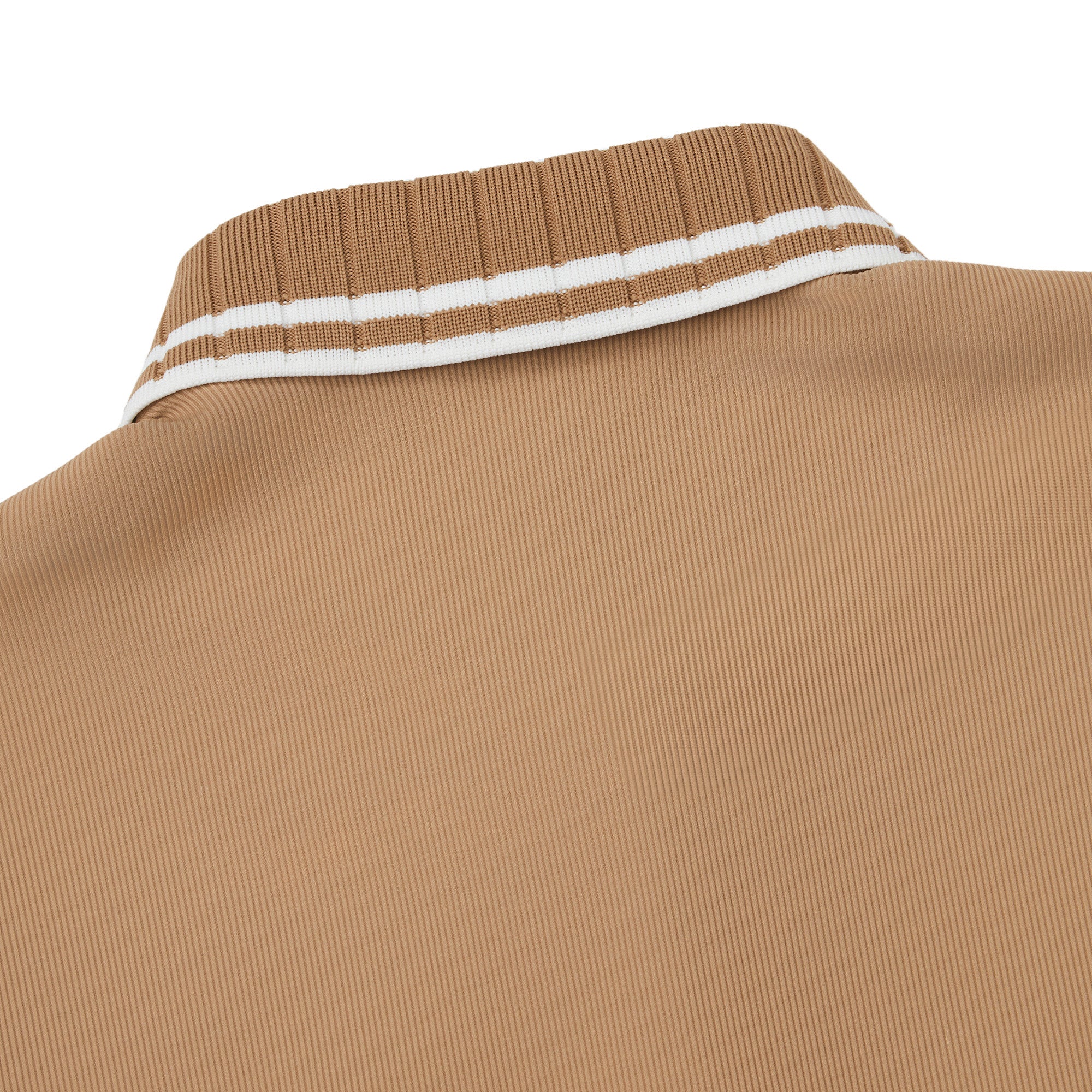 WOMEN リブポロシャツ ホワイト