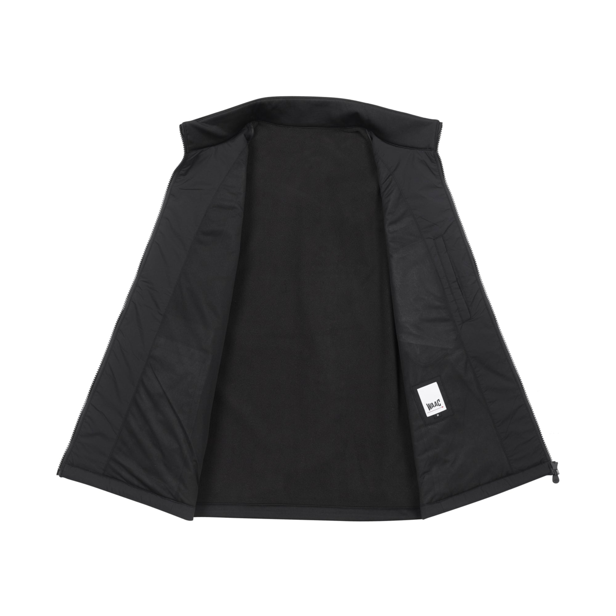 MEN ハイブリッドフルジップブルゾン ブラック