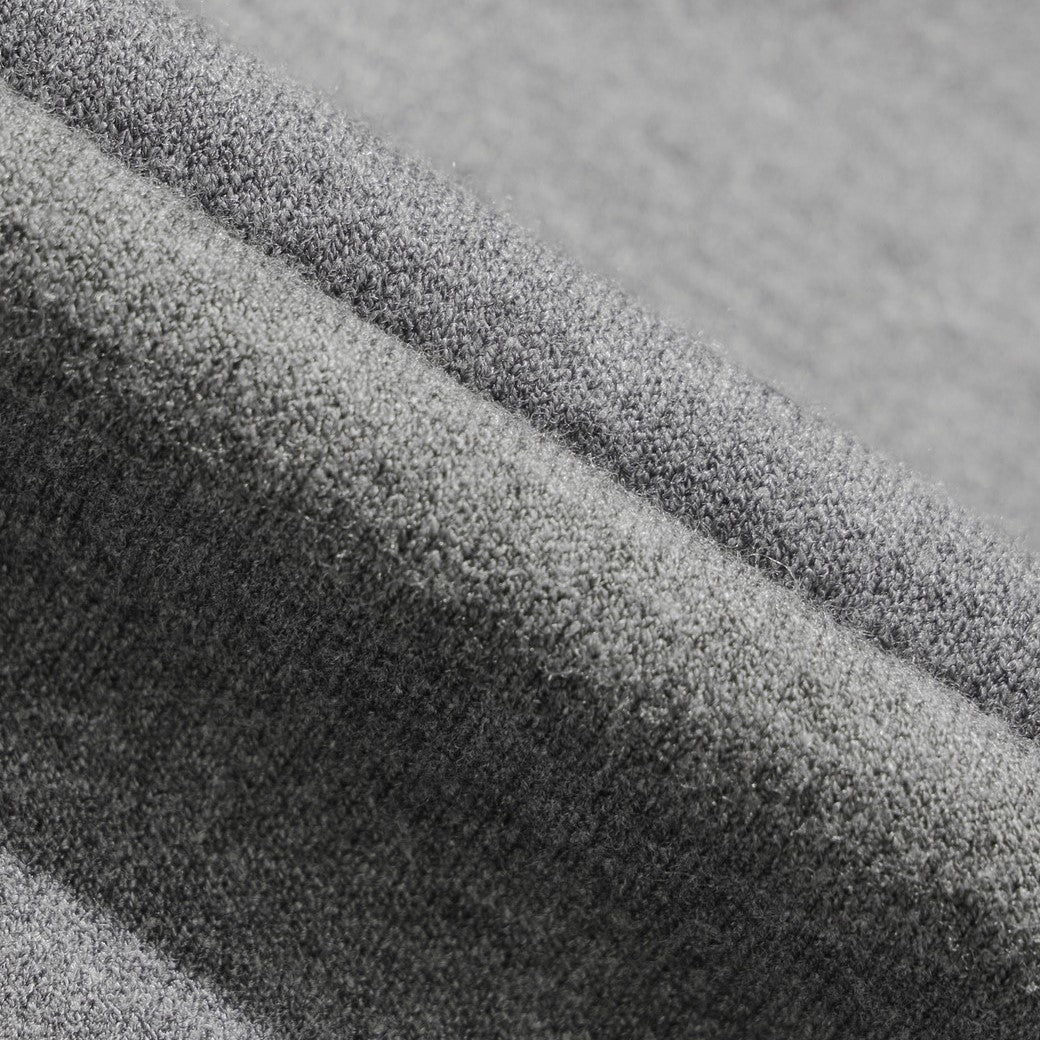 MEN フェイクレイヤードセーター グレー