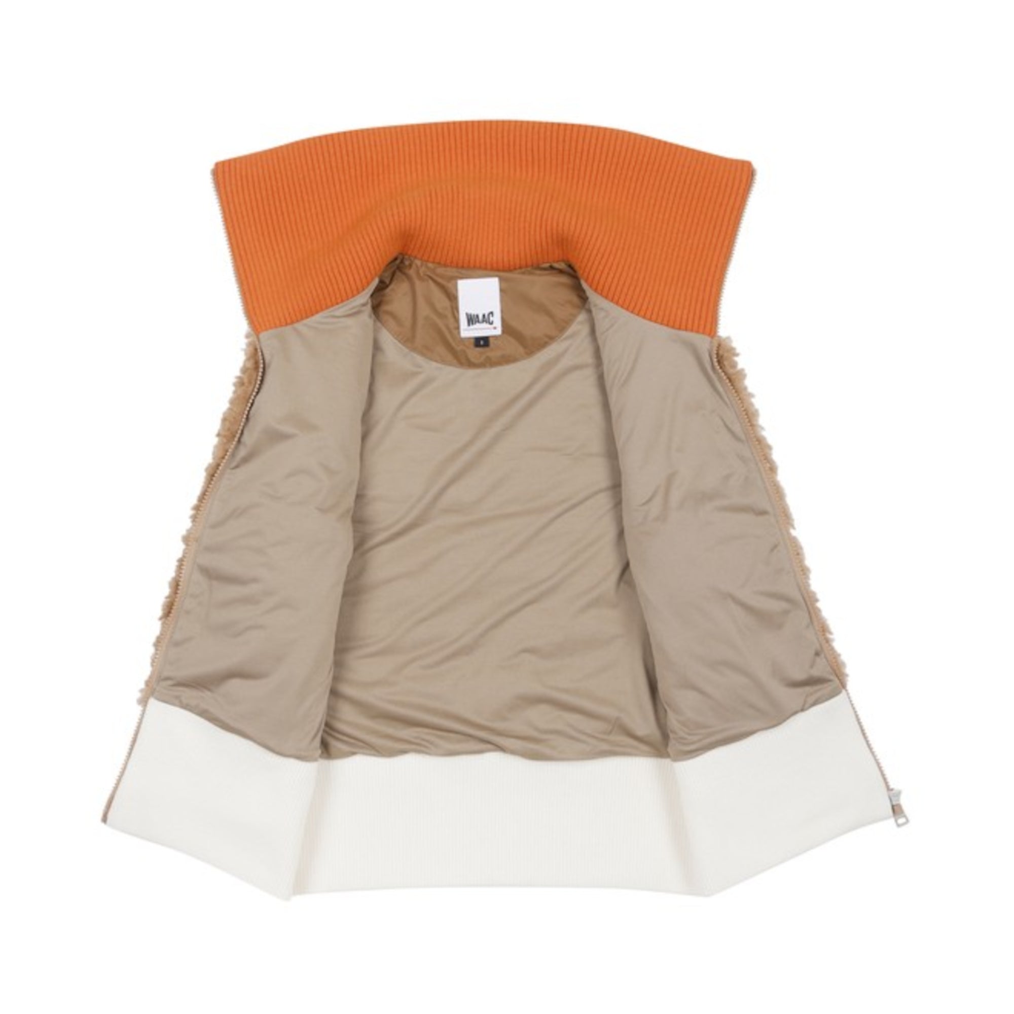 WOMEN フリースベスト ベージュ