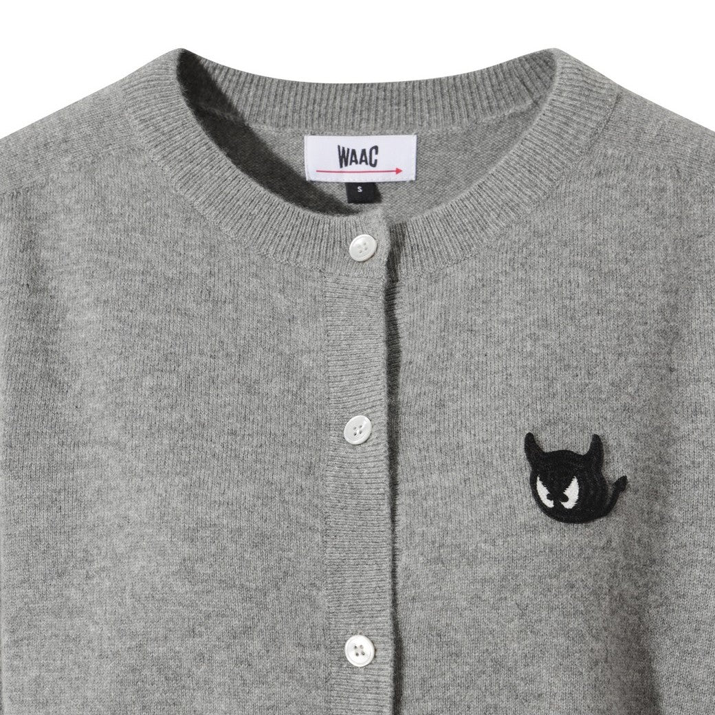 WOMEN WTOカシミヤホールガーメントカーディガン グレー