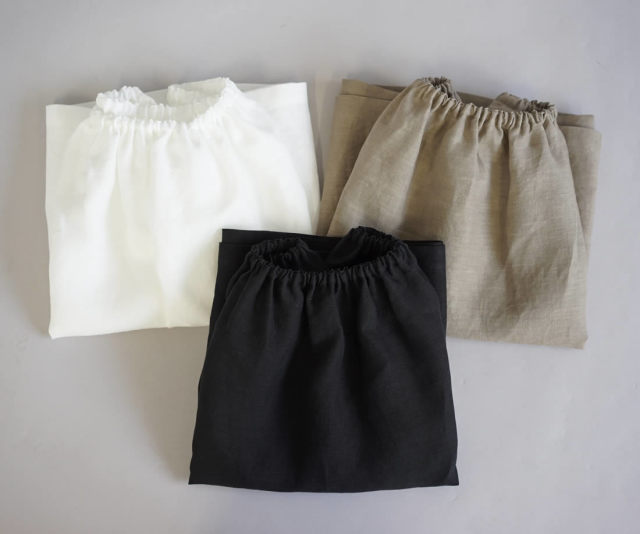 リネンペチスカート】 軽く やわらかい インナーペチコート /3色展開