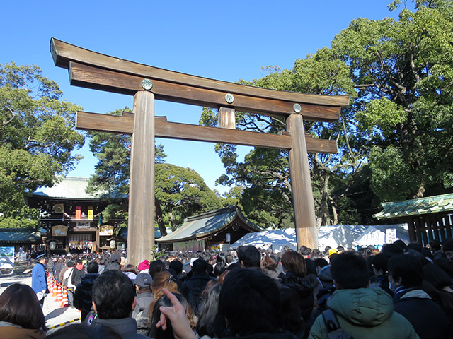 初詣ウォーク 明治神宮から靖国神社。 | 風と緑と散歩道