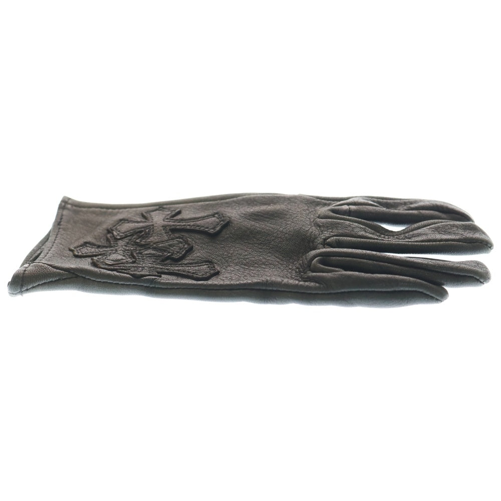 CHROME HEARTS(クロムハーツ) 3CEM CRS GLOVE セメタリークロス レザー