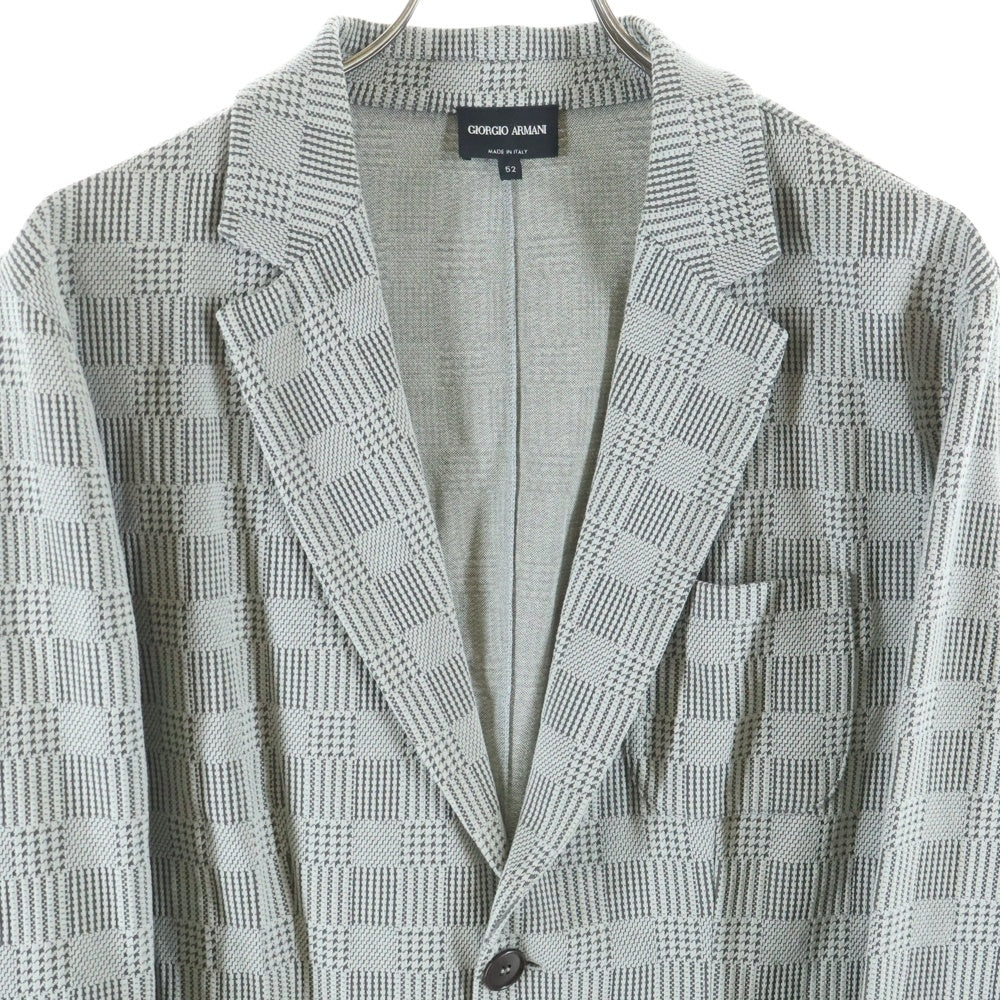 GIORGIO ARMANI(ジョルジオアルマーニ) 千鳥格子 テーラードジャケット