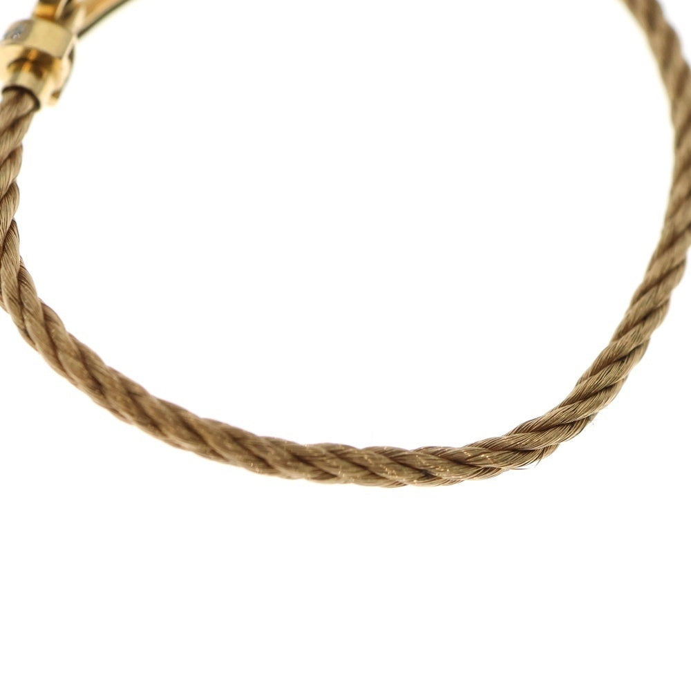 FRED(フレッド) フォース10LM ケーブルブレスレット ゴールド レディース