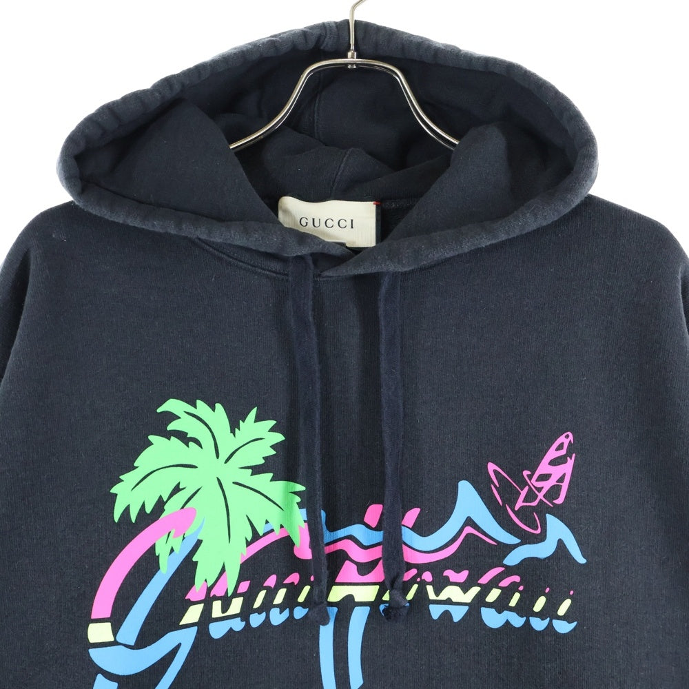 GUCCI(グッチ) 20SS Hawaii Print Hoodie グッチ ハワイプリント