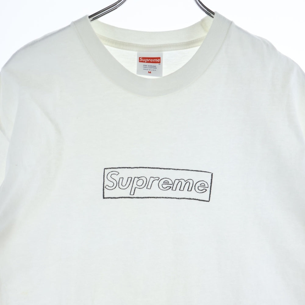 SUPREME(シュプリーム) 21SS KAWS Chalk Logo Tee カウズ チョーク