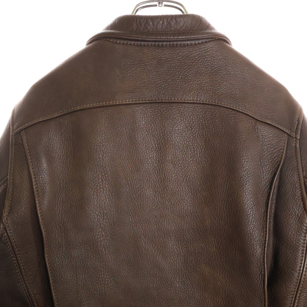 THE FLAT HEAD(フラットヘッド) ディアスキン 鹿革 ジップアップ