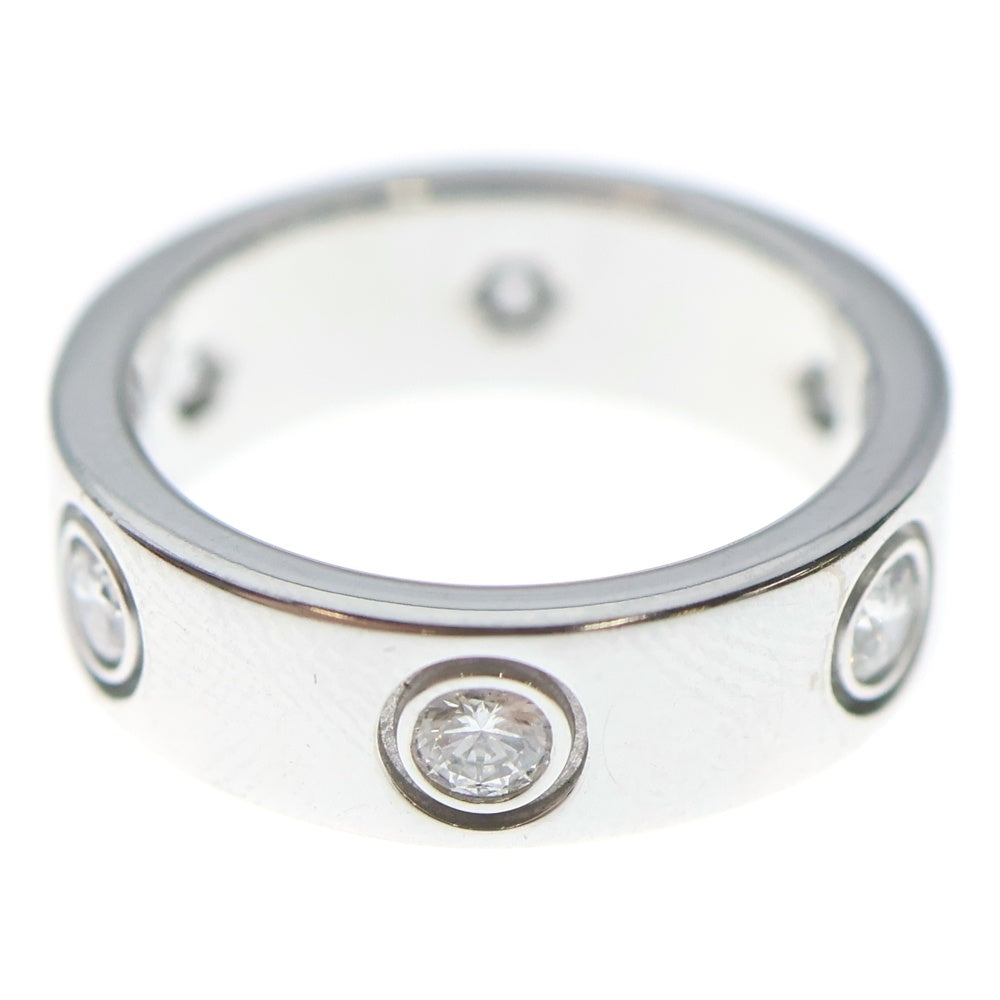 Cartier(カルティエ) ラブリング フルダイヤ Au750 K18 WG ホワイト
