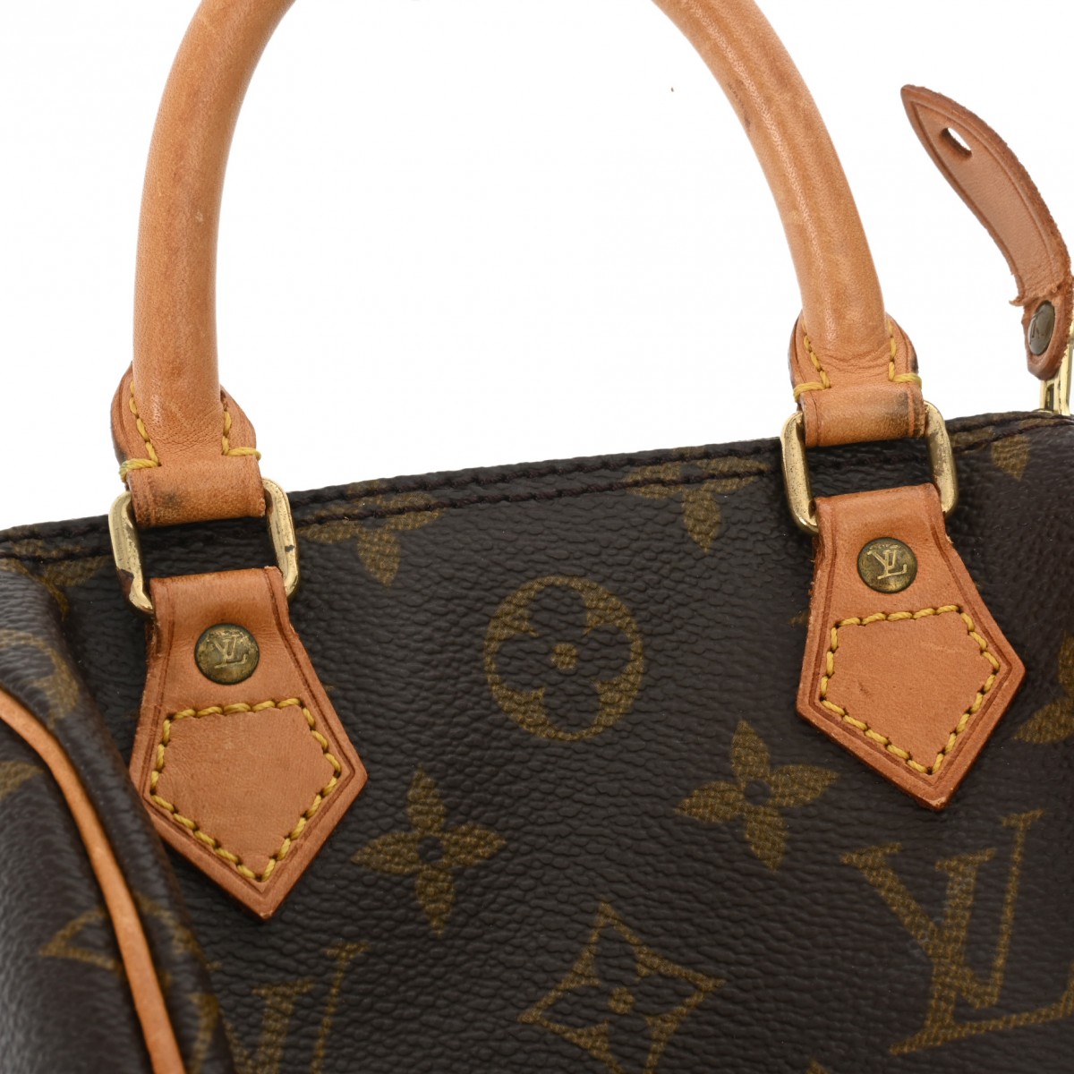 ルイ ヴィトン モノグラム ミニ スピーディ 旧型 ブラウン M41534