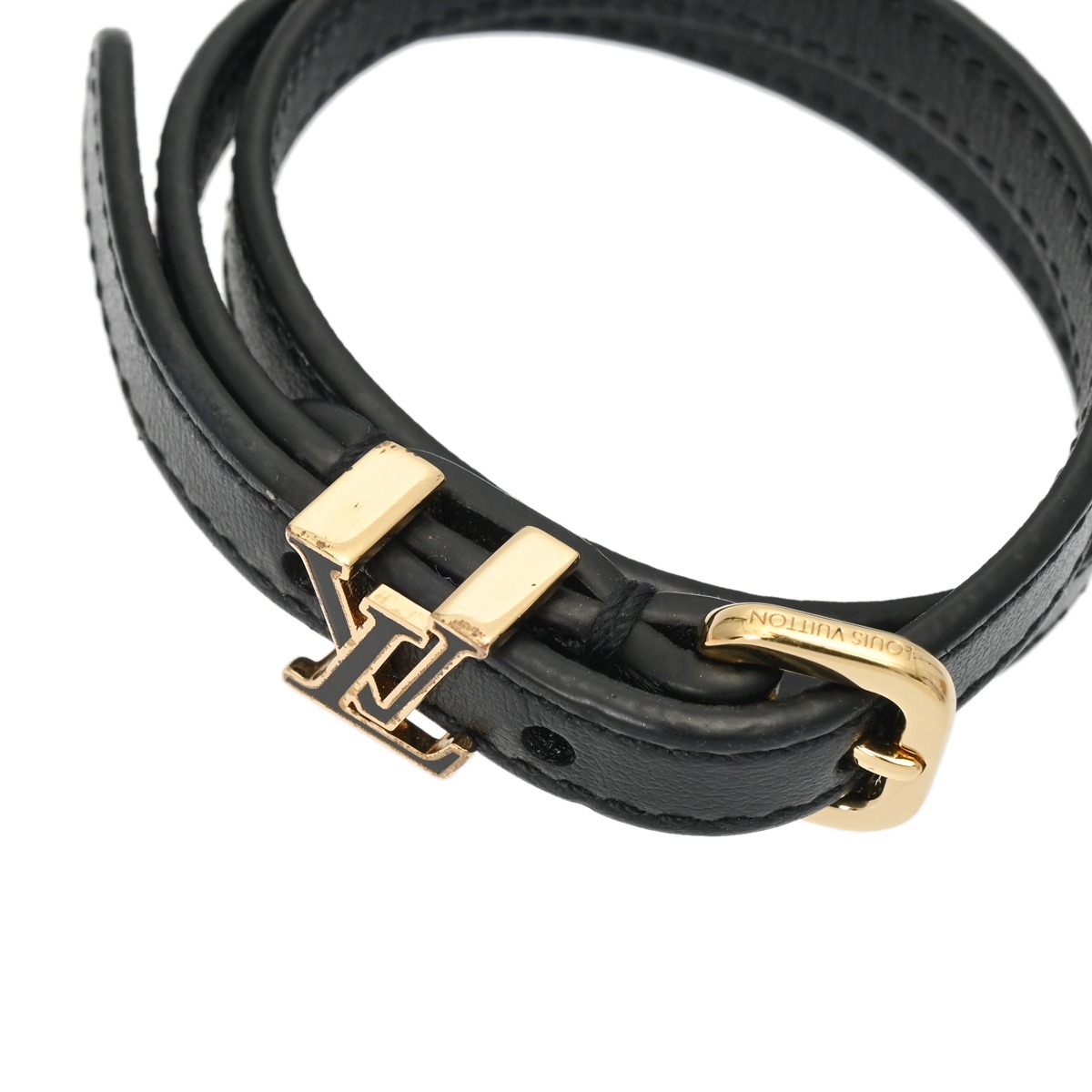 ルイ ヴィトン ブレスレット LV ダーリン ブラック M8912 レザー