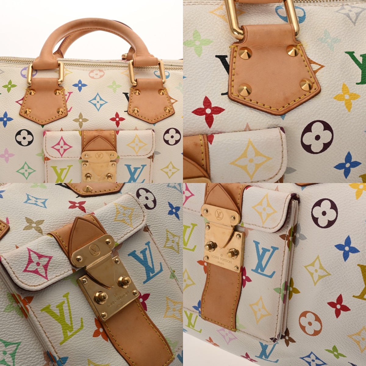 ルイヴィトン マルチカラー スピーディ 30 ブロン M92643 モノグラム